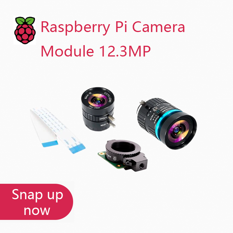 Raspberry Pi Global Shutter Camera Imx296 - Módulo de cámara Raspberry Pi de
